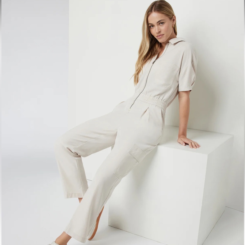 Vuori Short Sleeve Coastline Jumpsuit